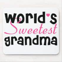 World's Sweetest Grandma mouse pad