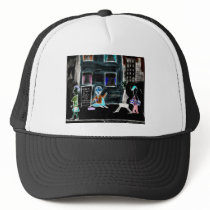 World's Unfunniest Cartoon On Funny Gifts & Tees hats