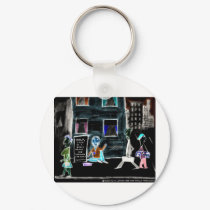 World's Unfunniest Cartoon On Funny Gifts & Tees keychains