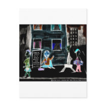 World's Unfunniest Cartoon On Funny Gifts & Tees postcards
