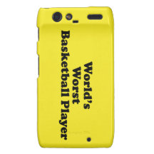 World's Worst Basketball Player Droid RAZR Case