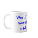 World's worst dad mugs