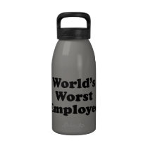 World's Worst Employee Drinking Bottle