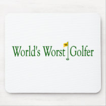 World'S Worst Golfer mousepads by worldsfair World'S Worst Golfer mousepads