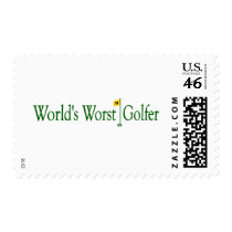 World'S Worst Golfer Postage