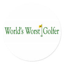 World'S Worst Golfer Stickers