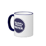World's Worst Sis mugs