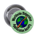 Worldwide Didgeridoo Appreciation Society Buttons