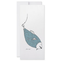 Worm Eats Fish Rack Cards