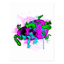Worm Food Postcards