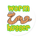 Worm Hugger Stickers
