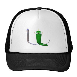Worm On A Hook 2 Mesh Hats