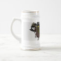 Worm vs Captain Maggot stein mugs by alalge Worm vs Captain Maggot stein mugs