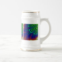Wormhole Fractal Space Tube Coffee Mugs