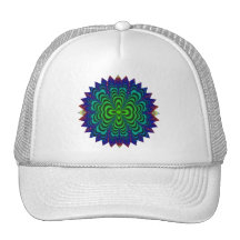 Wormhole Fractal, Space Tube Mesh Hat