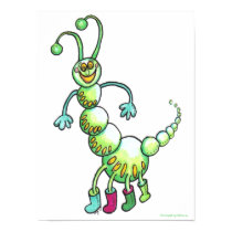 Wormmy the Bugg in Boots! Print