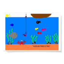 Worms are Friends not food posters