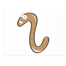 worms postcard