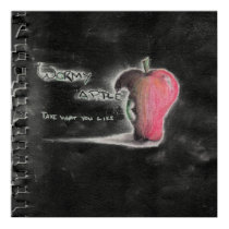 Wormy Apple Cover Art Poster posters by dan_in_progress Wormy Apple Cover Art Poster posters