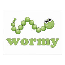 Wormy Post Card