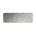 Worn Brushed Metal (faux) Layout labels