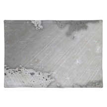 Worn Brushed Metal (faux) Layout Placemats