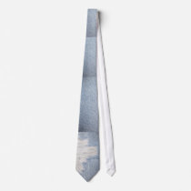 Worn Denim-Look Men's Tie
