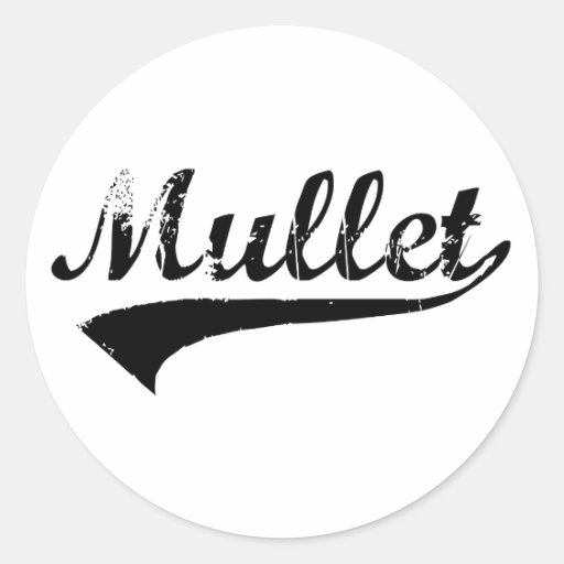 Worn out Mullet Sticker