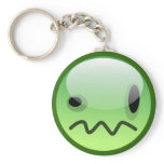 Worried Emoticon keychains