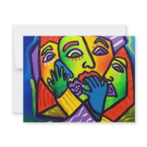 Worry by Piliero invitations