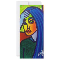 Worry by Piliero Personalized Rack Card