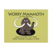 Worry Mammoth postcards