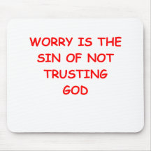 WORRY MOUSE PAD