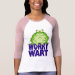 Ladies 3/4 Sleeve Raglan (Fitted)