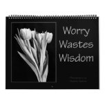 Worry Wastes Wisdom Wall Calendar