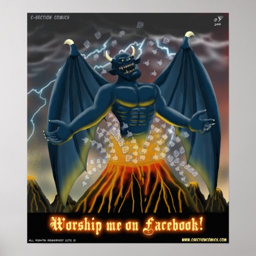 Worship Me on Facebook (Poster)