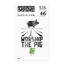 Worship The Pig Stamps