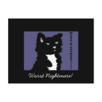 Worst Nightmare! Postcard by KatAnnette Worst Nightmare! Postcard