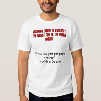 bad puns t shirt