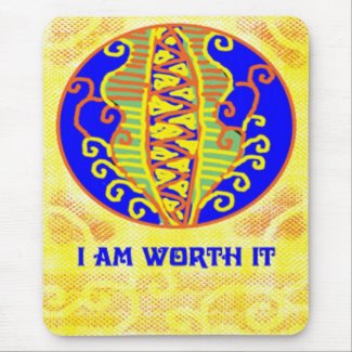 Worth-Affirmations-motivating mousepads mousepad