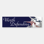 Worth Defending Bumper Stickers