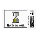 worth the wait pc hourglass icon postage