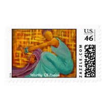 Worthy Of Praise postage by artistone Worthy Of Praise postage