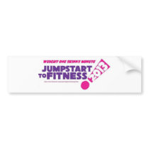 WOSM Weight One Skinny Minute Bumper Stickers