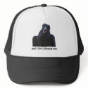 "WOT U LOOKIN' AT?" Cap hats by RavenSpiritPrints "WOT U LOOKIN' AT?" Cap hats