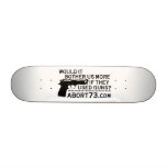 Would it Bother Us More if They Used Guns? Abort73 skateboards