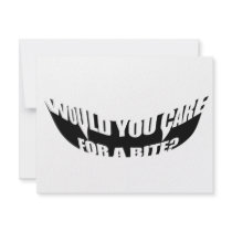 Would You Care For A Bite? invitations by gregwsmi Would You Care For A Bite? invitations