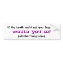 Would you go? Bumper Sticker bumper stickers by allinharmony Would you go? Bumper Sticker bumper stickers