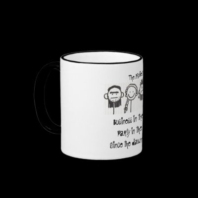Would you like a Mullet with your coffee? Coffee Mugs by Indica66