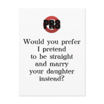 Would you prefer I... marry your daughter? postcards by KittyKatLounge Would you prefer I... marry your daughter? postcards